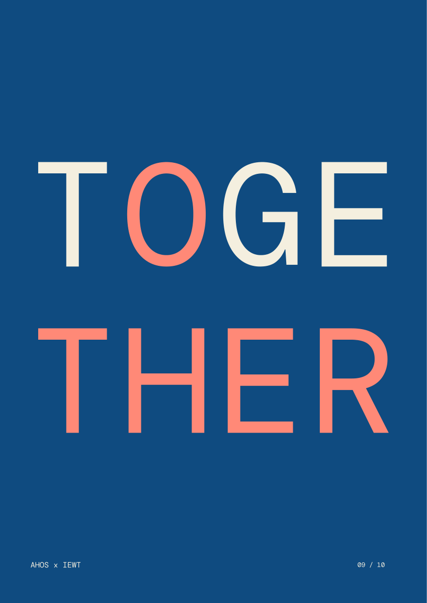 OTHER / TOGETHER — AHOS × IEWT 타이포그래피