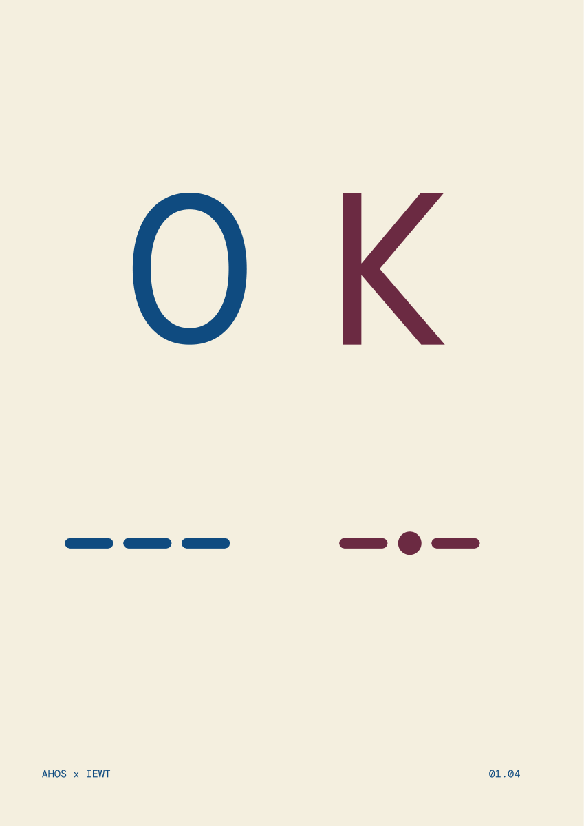 OK / Morse — AHOS × IEWT