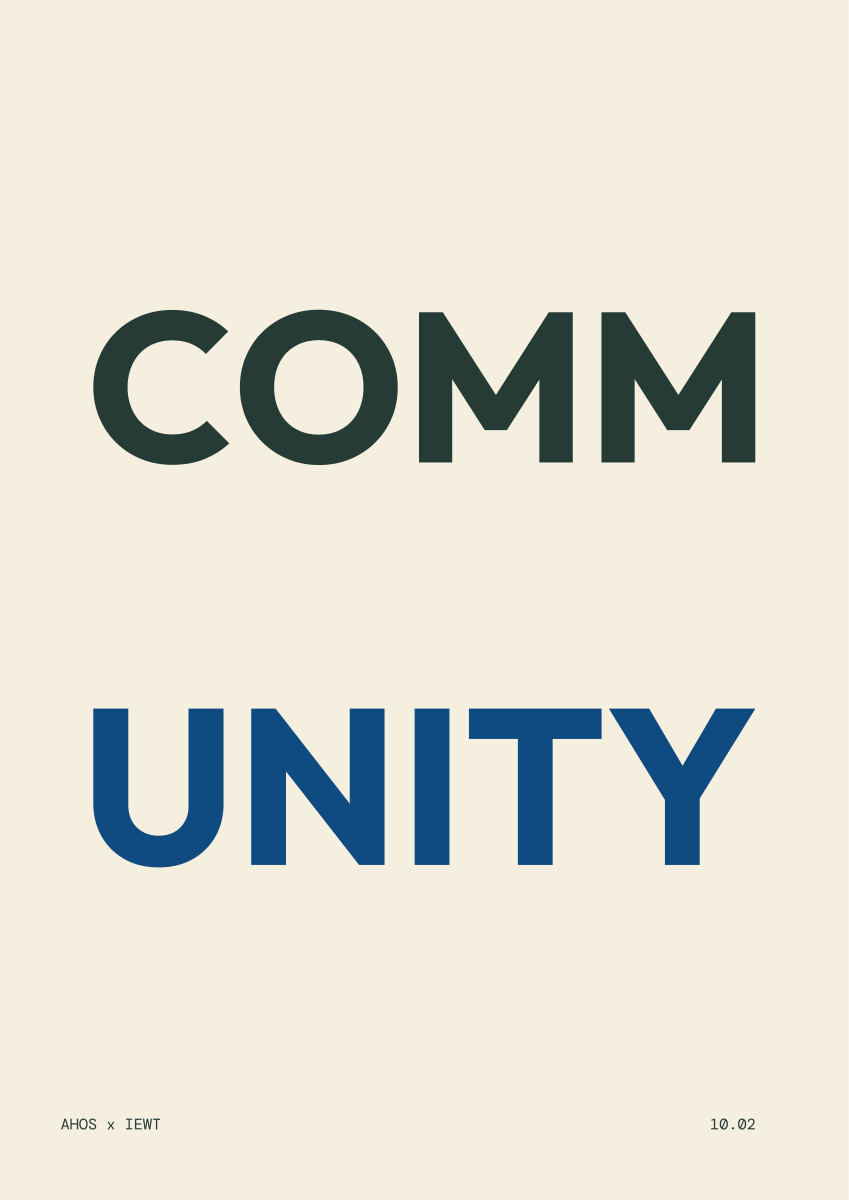 UNITY in COMMUNITY — AHOS × IEWT